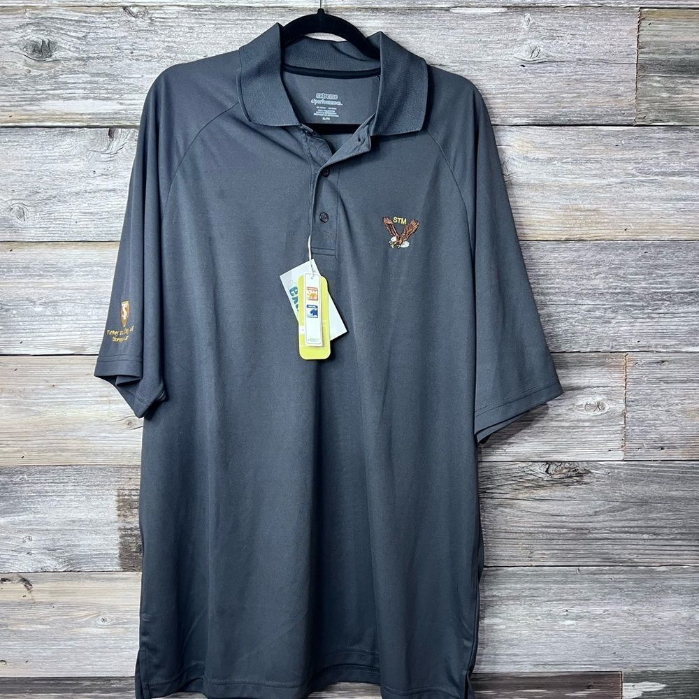 NWT St. Thomas More Private School Dry Fit Golf Shirt XL 💗